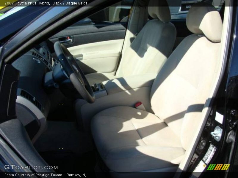 Black / Bisque Beige 2007 Toyota Prius Hybrid