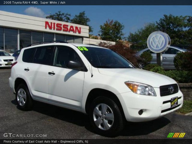 Super White / Ash 2008 Toyota RAV4 4WD