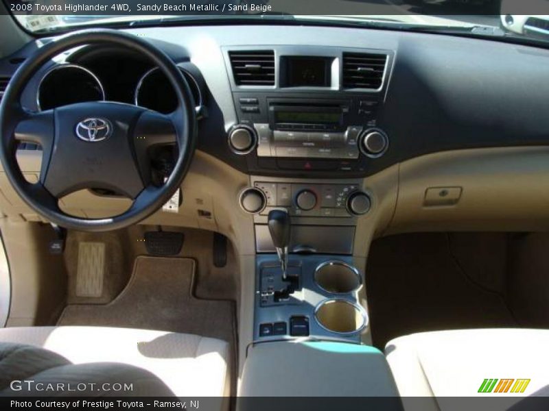 Sandy Beach Metallic / Sand Beige 2008 Toyota Highlander 4WD