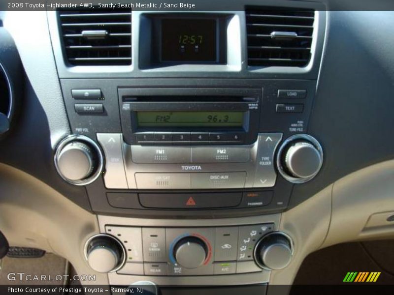 Sandy Beach Metallic / Sand Beige 2008 Toyota Highlander 4WD