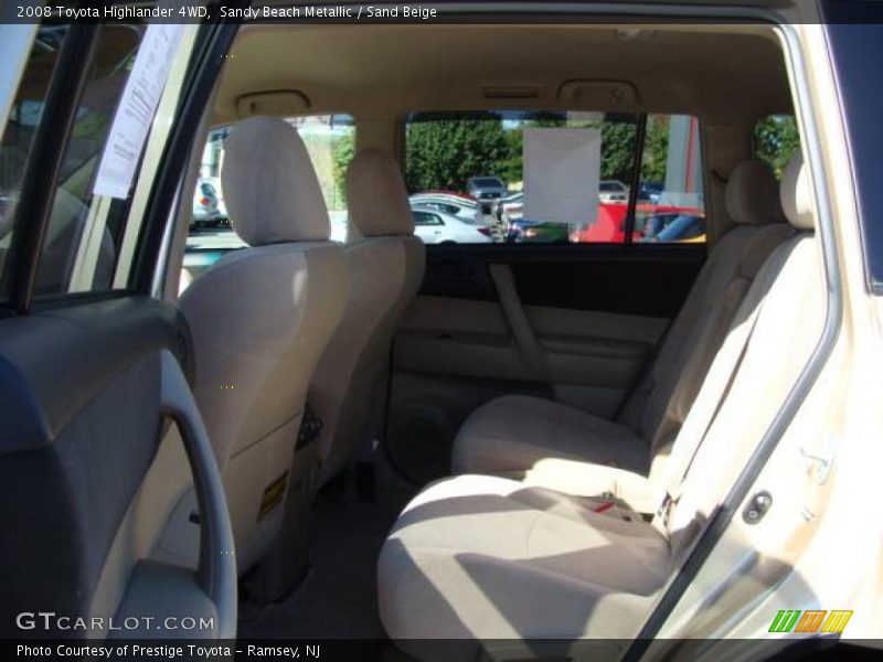 Sandy Beach Metallic / Sand Beige 2008 Toyota Highlander 4WD