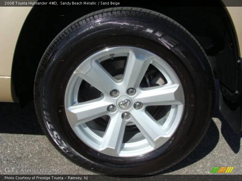 Sandy Beach Metallic / Sand Beige 2008 Toyota Highlander 4WD