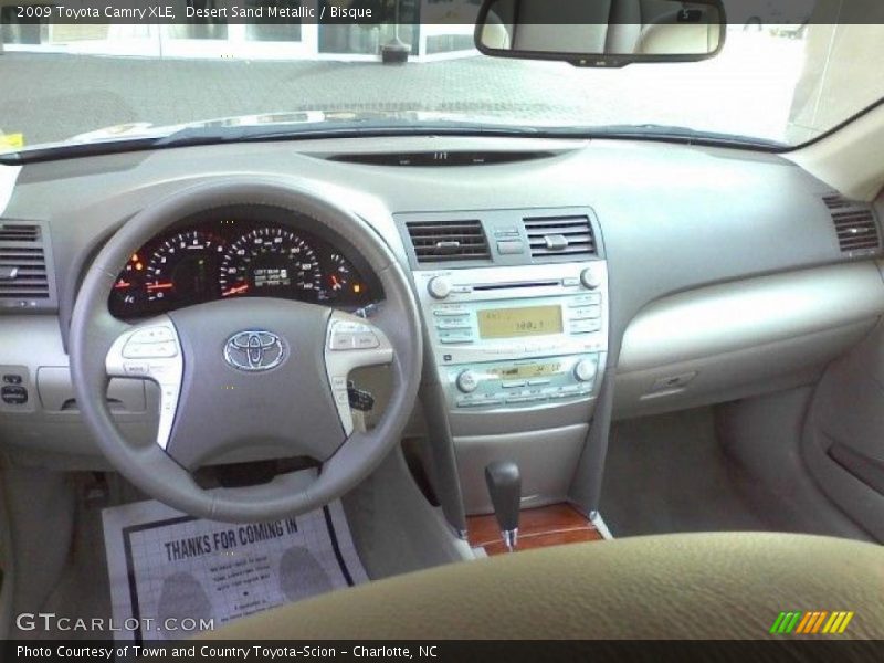 Desert Sand Metallic / Bisque 2009 Toyota Camry XLE