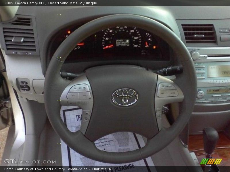 Desert Sand Metallic / Bisque 2009 Toyota Camry XLE