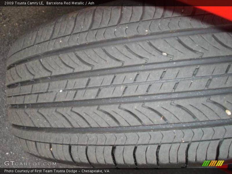 Barcelona Red Metallic / Ash 2009 Toyota Camry LE