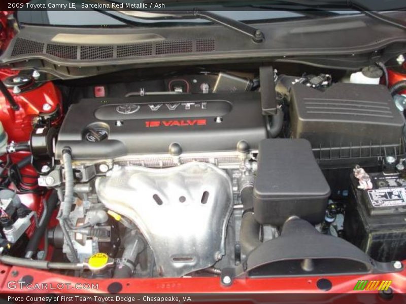 Barcelona Red Metallic / Ash 2009 Toyota Camry LE