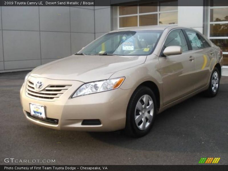 Desert Sand Metallic / Bisque 2009 Toyota Camry LE