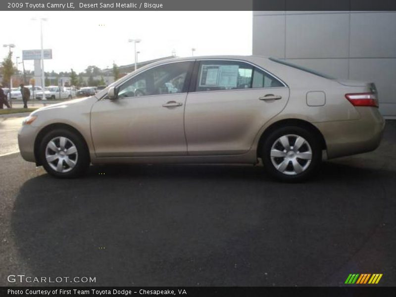 Desert Sand Metallic / Bisque 2009 Toyota Camry LE