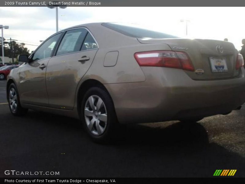 Desert Sand Metallic / Bisque 2009 Toyota Camry LE