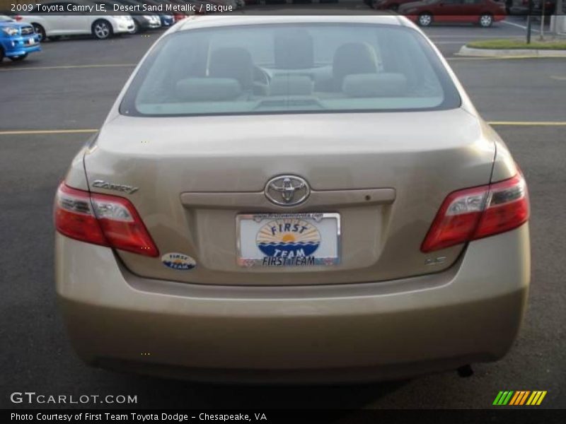 Desert Sand Metallic / Bisque 2009 Toyota Camry LE