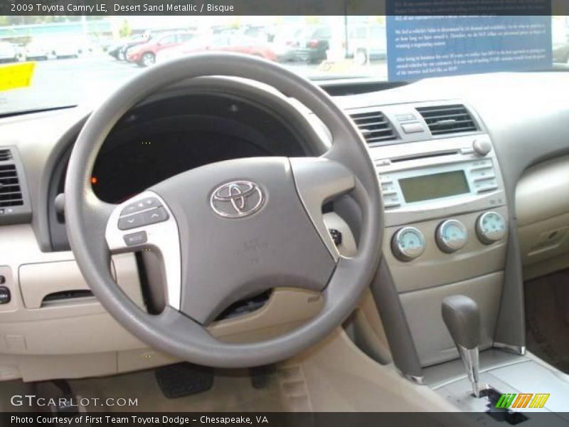 Desert Sand Metallic / Bisque 2009 Toyota Camry LE