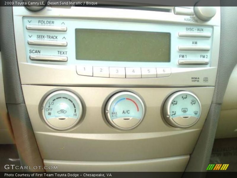 Desert Sand Metallic / Bisque 2009 Toyota Camry LE