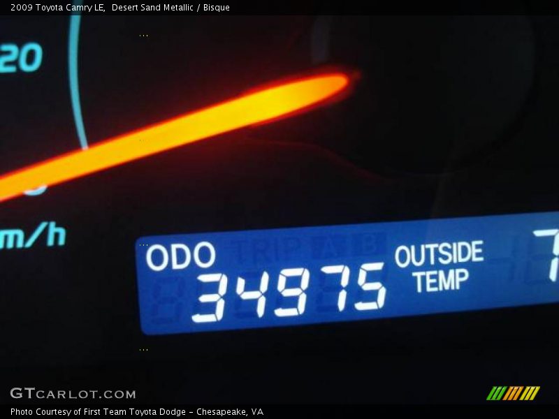 Desert Sand Metallic / Bisque 2009 Toyota Camry LE