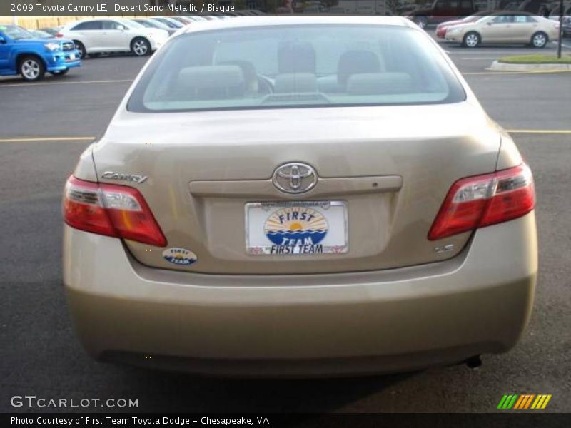 Desert Sand Metallic / Bisque 2009 Toyota Camry LE