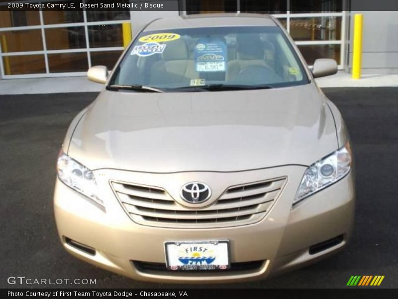 Desert Sand Metallic / Bisque 2009 Toyota Camry LE