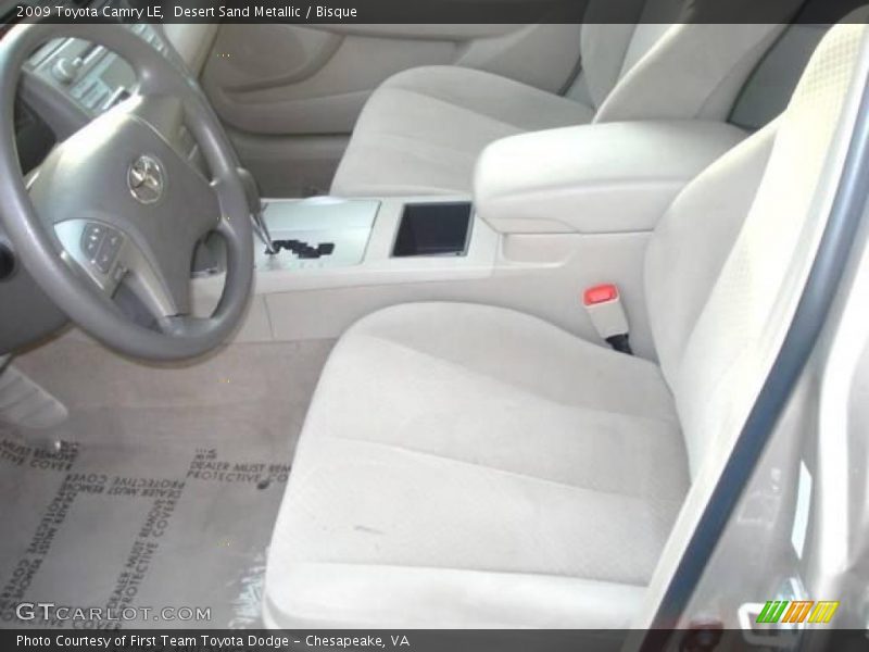 Desert Sand Metallic / Bisque 2009 Toyota Camry LE