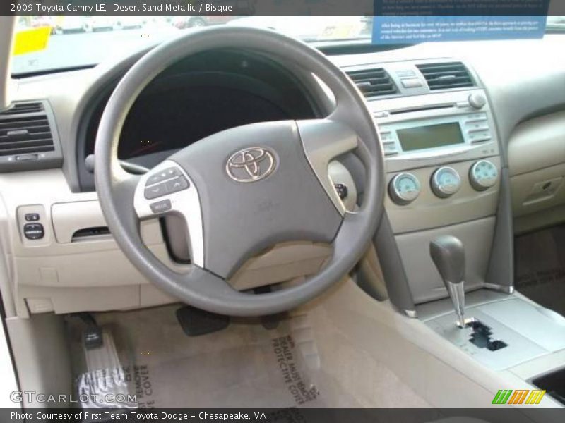Desert Sand Metallic / Bisque 2009 Toyota Camry LE