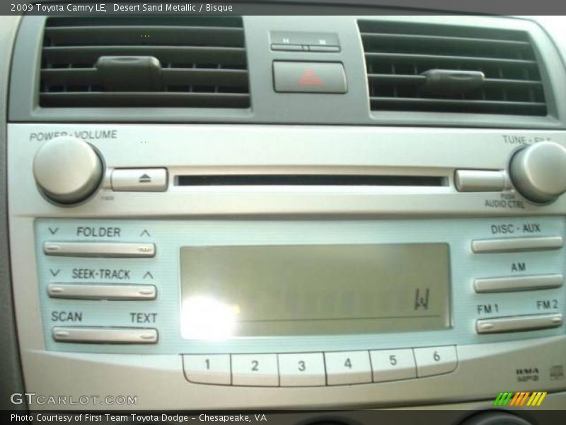 Desert Sand Metallic / Bisque 2009 Toyota Camry LE