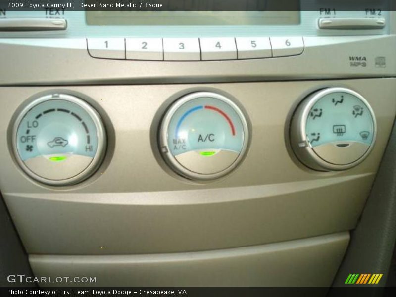 Desert Sand Metallic / Bisque 2009 Toyota Camry LE