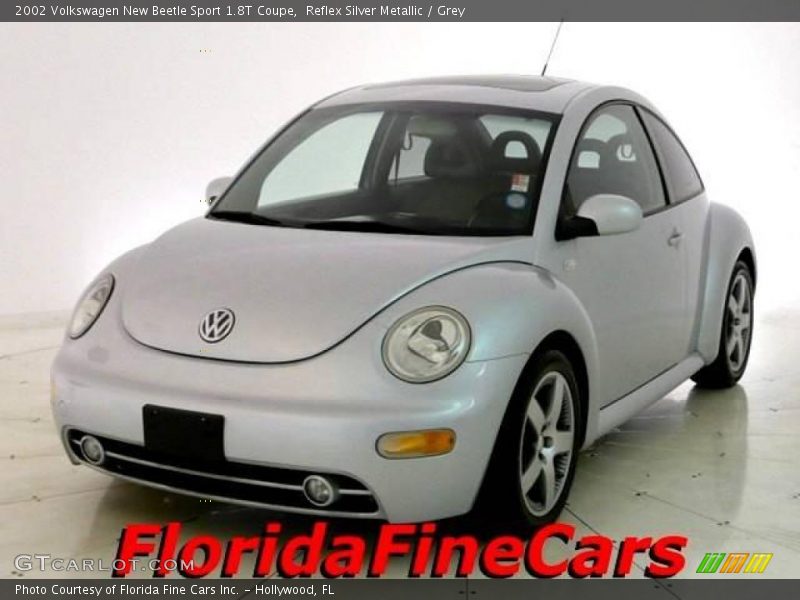 Reflex Silver Metallic / Grey 2002 Volkswagen New Beetle Sport 1.8T Coupe