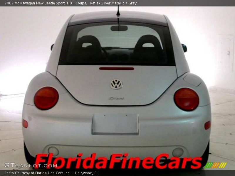 Reflex Silver Metallic / Grey 2002 Volkswagen New Beetle Sport 1.8T Coupe