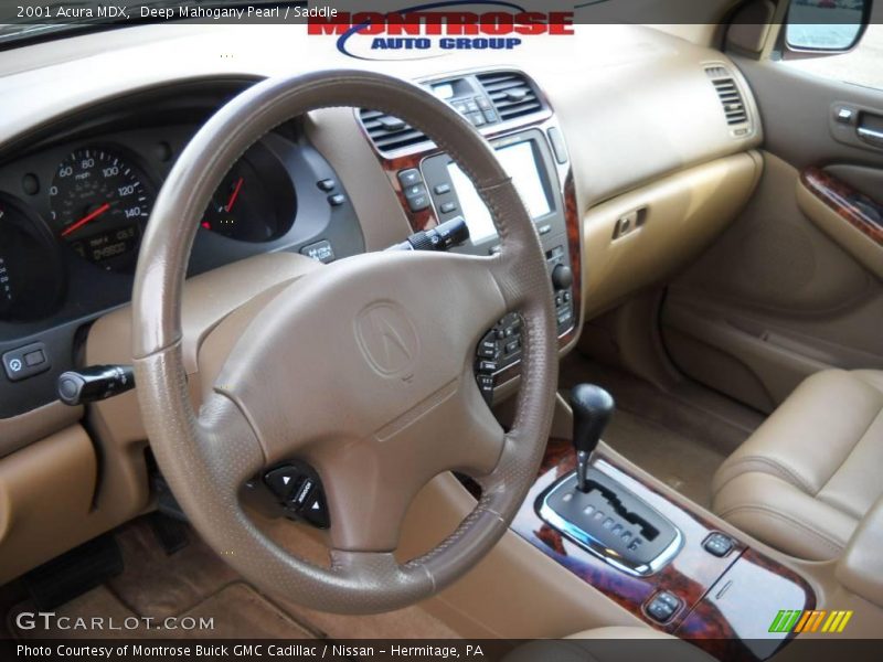 Deep Mahogany Pearl / Saddle 2001 Acura MDX