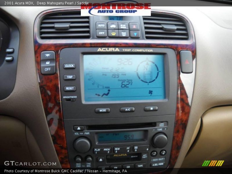 Deep Mahogany Pearl / Saddle 2001 Acura MDX