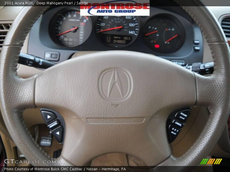 Deep Mahogany Pearl / Saddle 2001 Acura MDX
