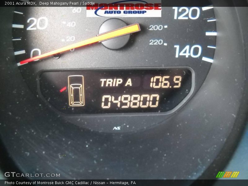 Deep Mahogany Pearl / Saddle 2001 Acura MDX