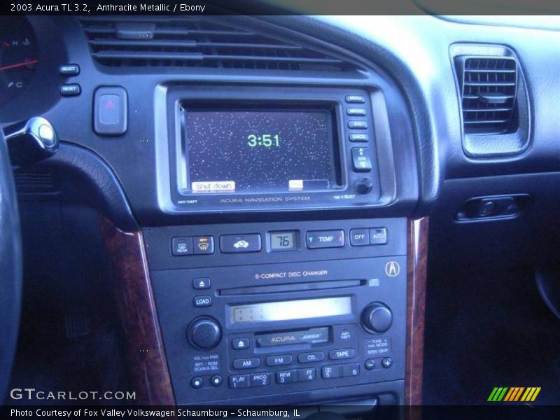 Anthracite Metallic / Ebony 2003 Acura TL 3.2