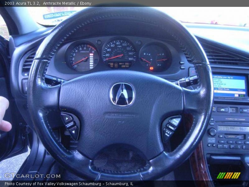Anthracite Metallic / Ebony 2003 Acura TL 3.2