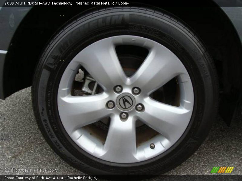 Polished Metal Metallic / Ebony 2009 Acura RDX SH-AWD Technology