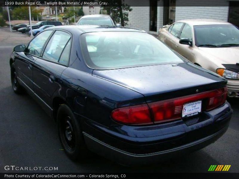 Twilight Blue Metallic / Medium Gray 1999 Buick Regal GS