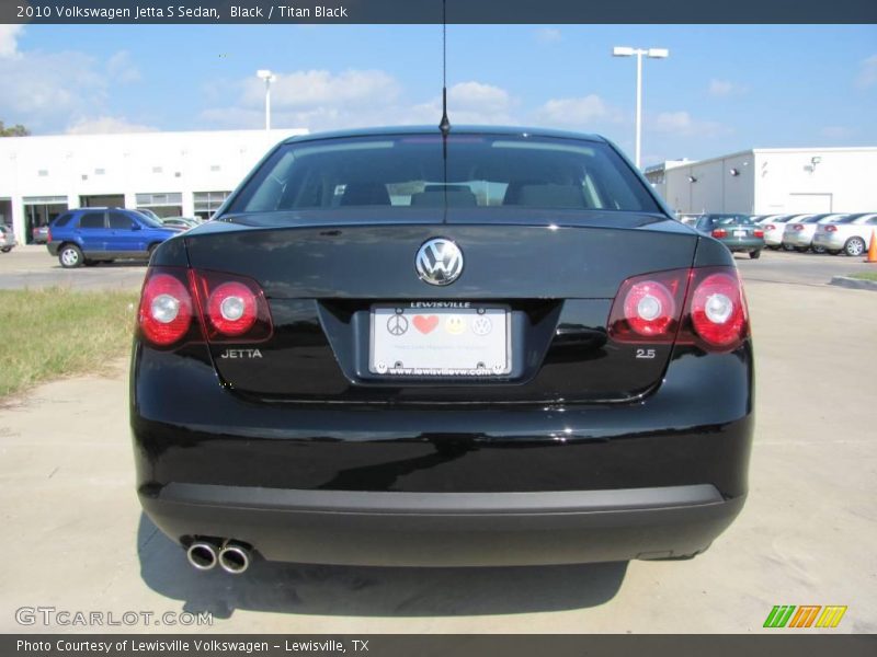 Black / Titan Black 2010 Volkswagen Jetta S Sedan
