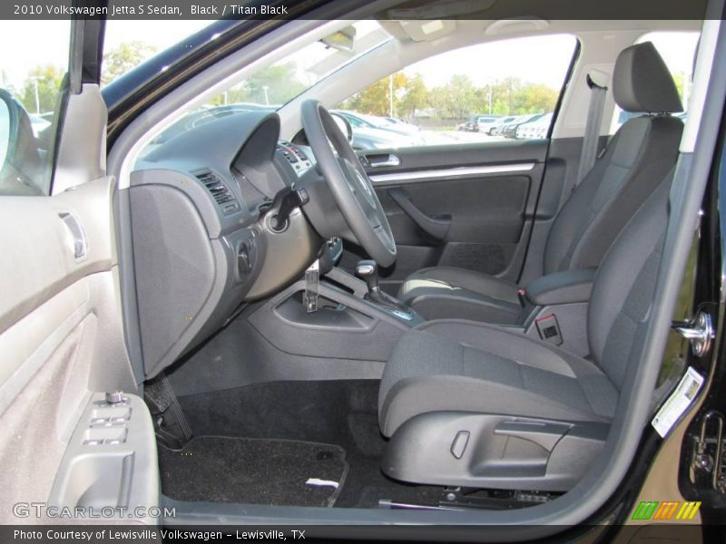 Black / Titan Black 2010 Volkswagen Jetta S Sedan