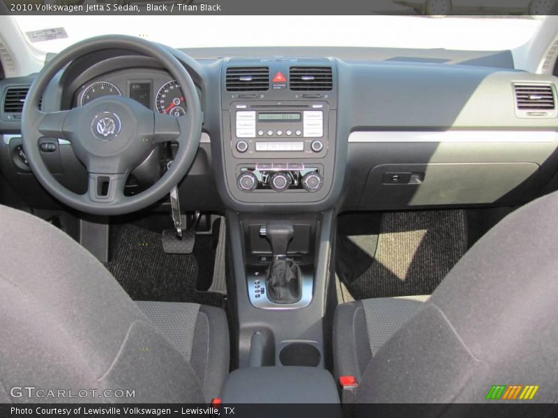 Black / Titan Black 2010 Volkswagen Jetta S Sedan