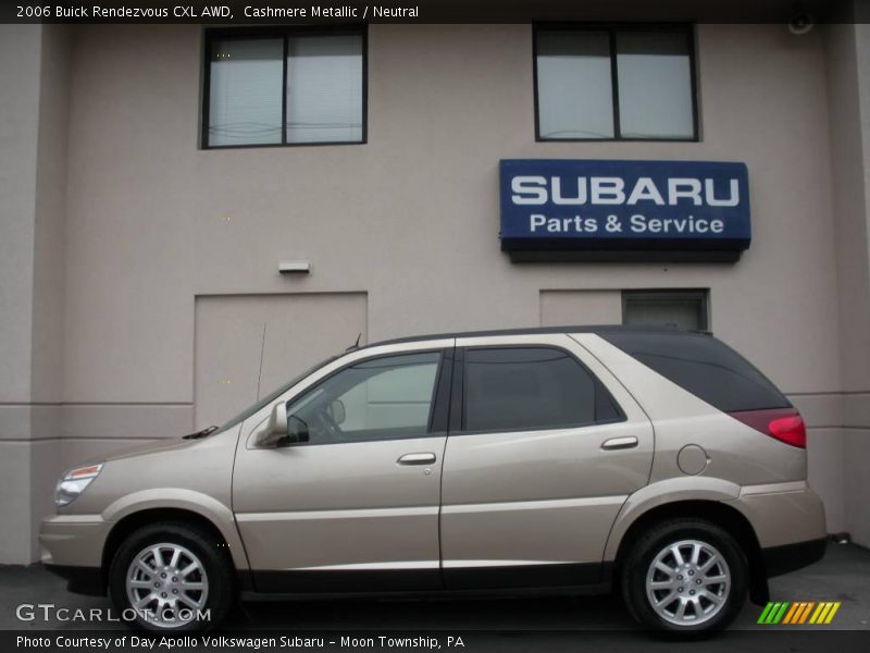 Cashmere Metallic / Neutral 2006 Buick Rendezvous CXL AWD