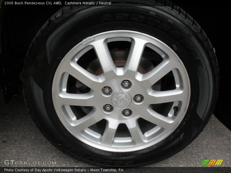 Cashmere Metallic / Neutral 2006 Buick Rendezvous CXL AWD