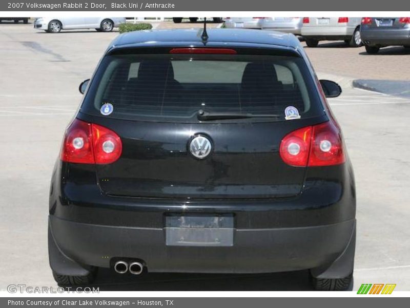 Black Uni / Anthracite 2007 Volkswagen Rabbit 2 Door