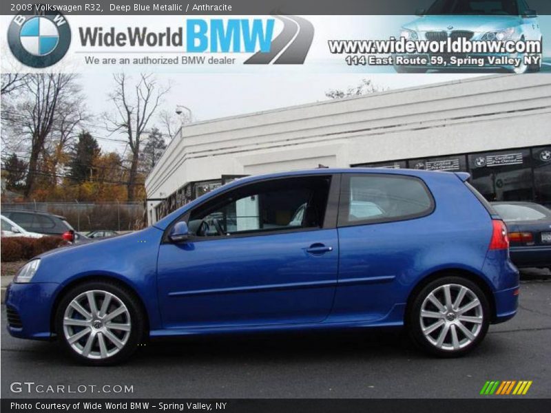 Deep Blue Metallic / Anthracite 2008 Volkswagen R32