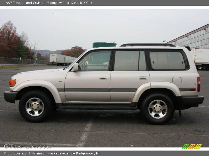 Moonglow Pearl Metallic / Oak 1997 Toyota Land Cruiser