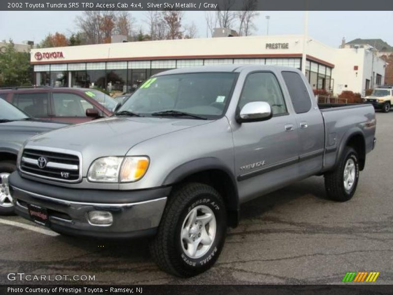 Silver Sky Metallic / Gray 2002 Toyota Tundra SR5 TRD Access Cab 4x4