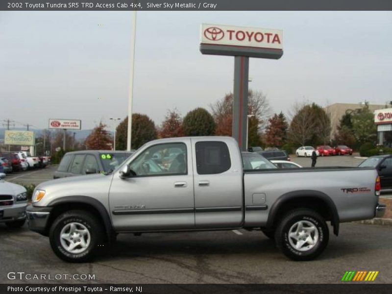 Silver Sky Metallic / Gray 2002 Toyota Tundra SR5 TRD Access Cab 4x4
