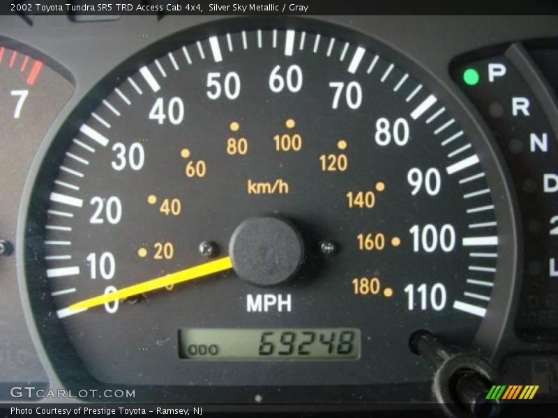 Silver Sky Metallic / Gray 2002 Toyota Tundra SR5 TRD Access Cab 4x4