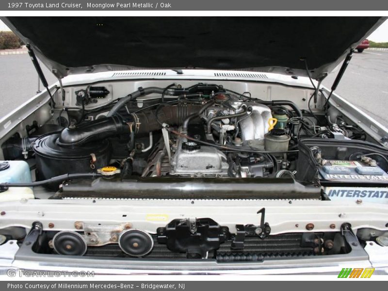 Moonglow Pearl Metallic / Oak 1997 Toyota Land Cruiser