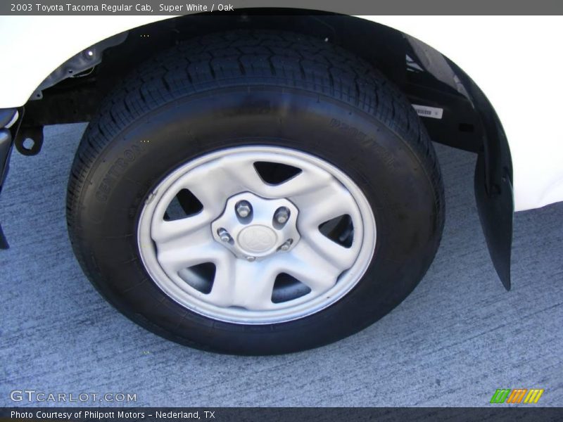 Super White / Oak 2003 Toyota Tacoma Regular Cab
