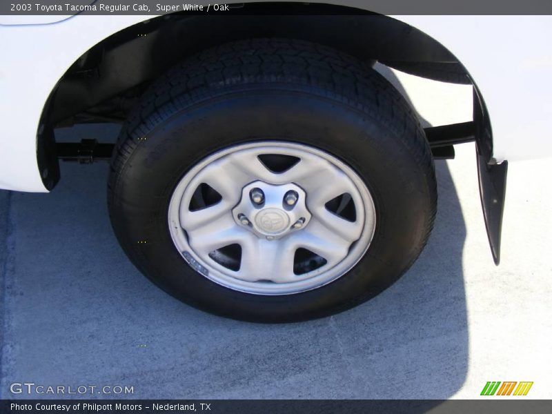 Super White / Oak 2003 Toyota Tacoma Regular Cab