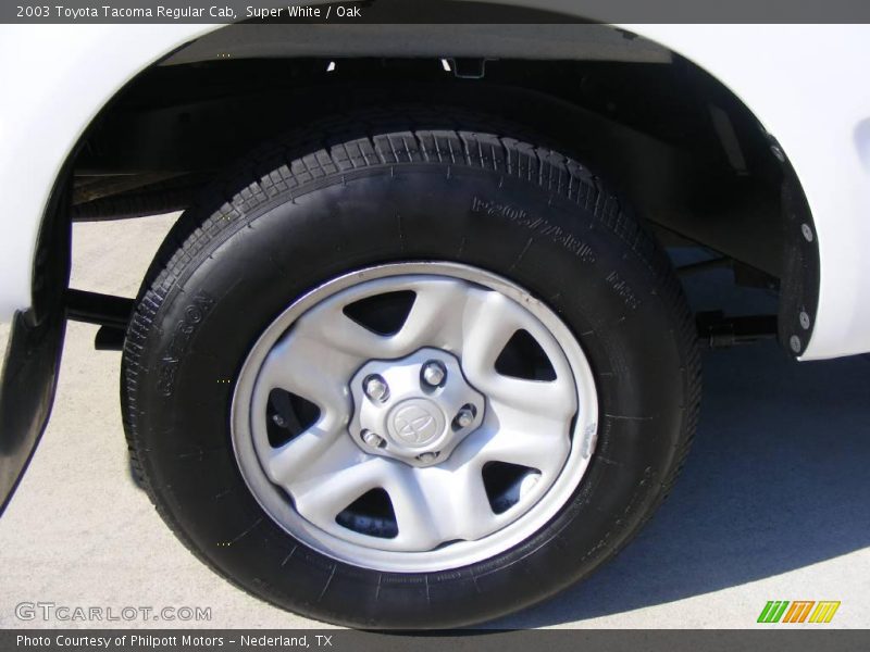 Super White / Oak 2003 Toyota Tacoma Regular Cab
