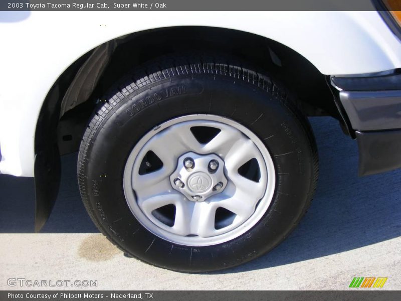 Super White / Oak 2003 Toyota Tacoma Regular Cab