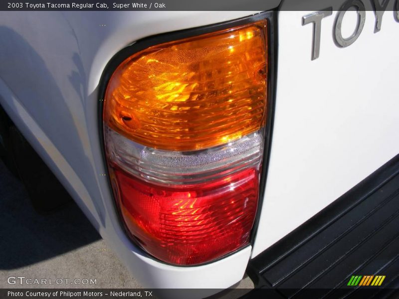 Super White / Oak 2003 Toyota Tacoma Regular Cab
